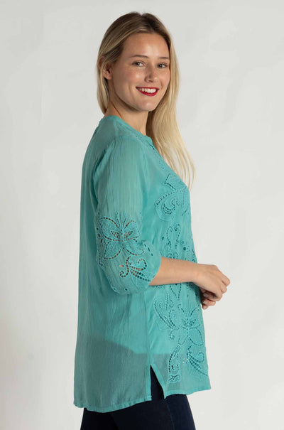 Johnny Was - Kallia Tunic in Baltic