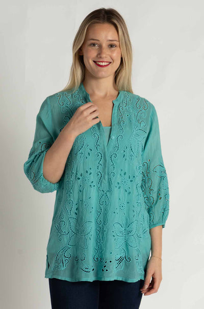 Johnny Was - Kallia Tunic in Baltic