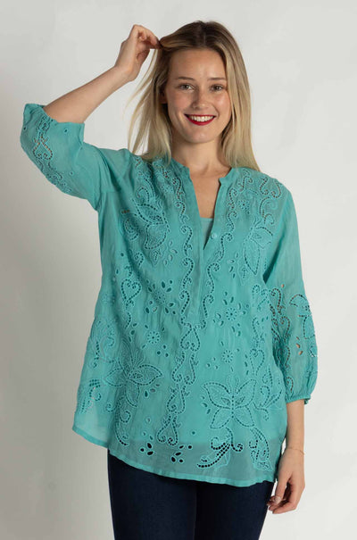 Johnny Was - Kallia Tunic in Baltic