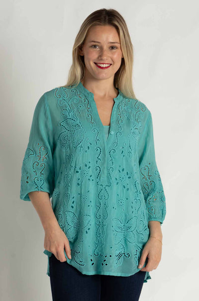 Johnny Was - Kallia Tunic in Baltic