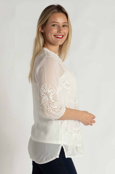 Johnny Was - Kallia Tunic in White