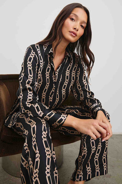 Rails - Damani Pant in Black Gold Link