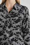 Rails - Kate Shirt in Black Lynx