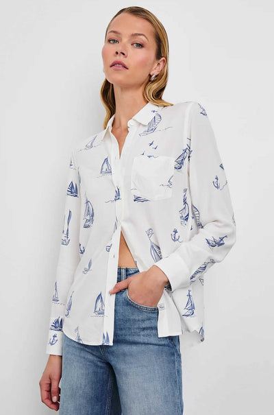 Rails - Kathryn Shirt in Sailboats