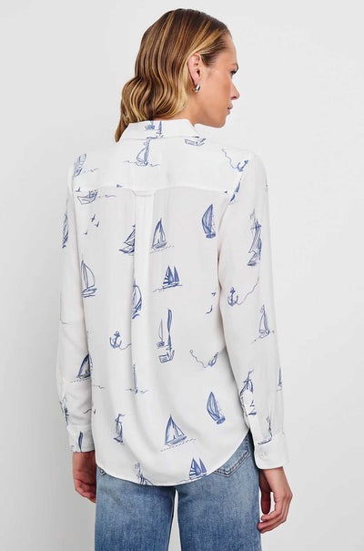 Rails - Kathryn Shirt in Sailboats