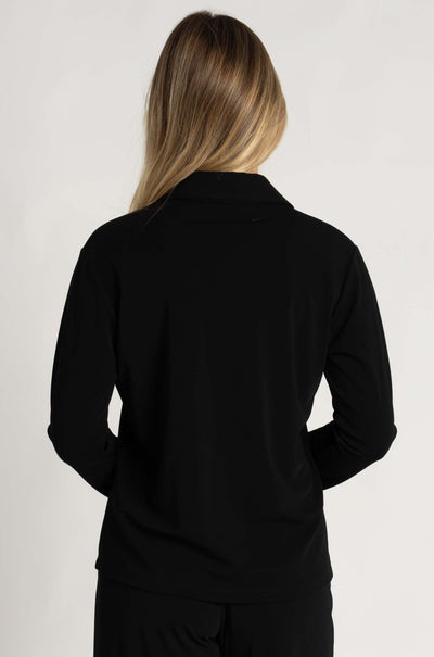 Mela Purdie - Kick Collar Polo in Powder Knit