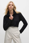 Mela Purdie - Kick Collar Polo in Ridge Ponte