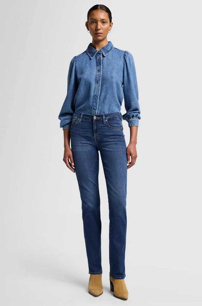 7 For All Mankind - Kimmie Straight in Duchess
