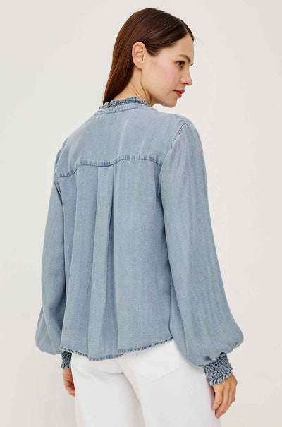 Rails - Kimmy LS Top in Washed Blue
