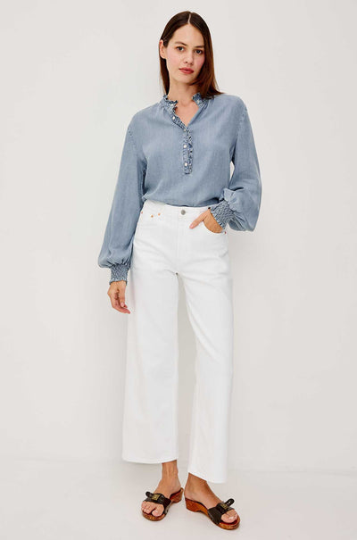 Rails - Kimmy LS Top in Washed Blue