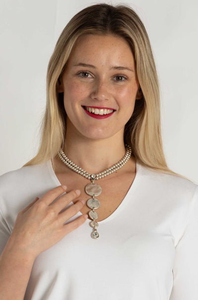 Pewter - Kitrina Necklace