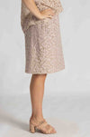 Mela Purdie - Knee Skirt in Broderie Lace