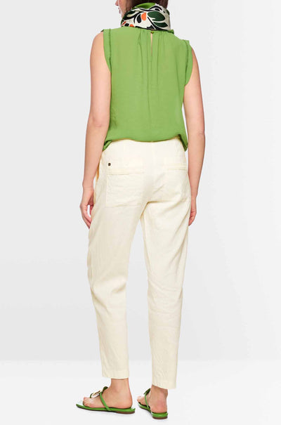 Marc Cain - Leo's Oasis Fordon Trousers in Bright Ecru