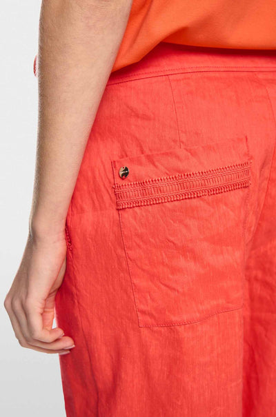 Marc Cain - Leo's Oasis Fordon Trousers in Bright Tomato