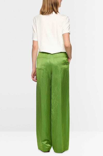 Marc Cain - Leo's Oasis Cotton T-Shirt w/ Leopard Motif