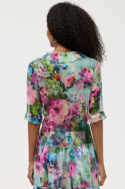 Johnny Was - Lorelei Ruffle Button Up Shirt