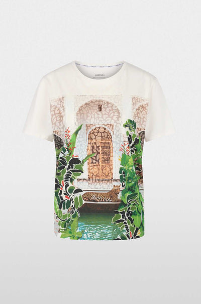 Marc Cain - Leo's Oasis Rethink Together Printed T-Shirt