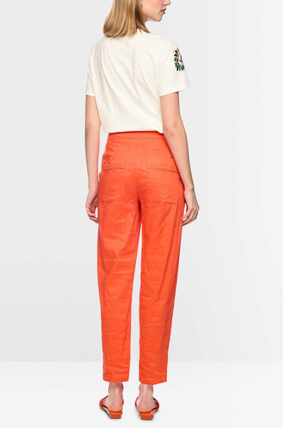 Marc Cain - Leo's Oasis Shirt w/ Hibiscus Print & Sequins