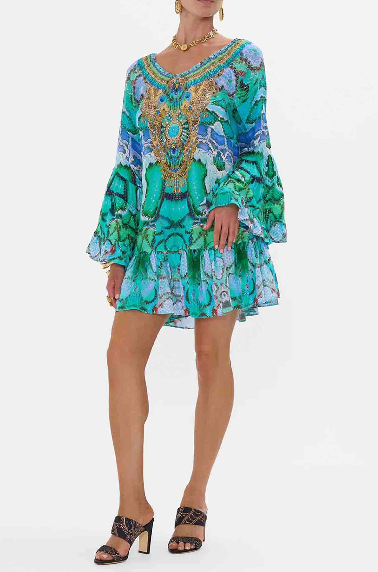 Camilla - Land Of Wonder A Line Frill Dress - Zambezee Camilla - Land Of Wonder A Line Frill Dress - Zambezee