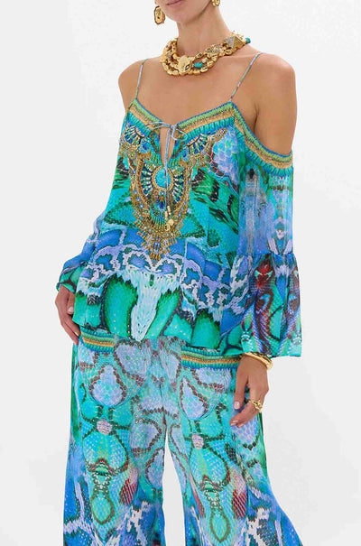 Camilla - Land Of Wonder Drop Shoulder Top
