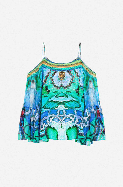 Camilla - Land Of Wonder Drop Shoulder Top