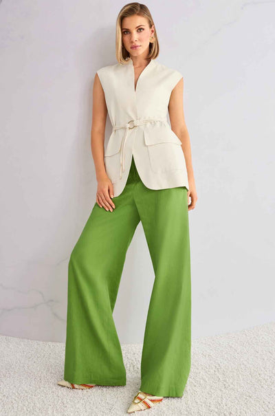Marc Cain - Leo's Oasis Waukee Trousers in Garden Green