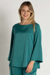 Mela Purdie - LS Slice Neck Plaza in Stretch Gloss