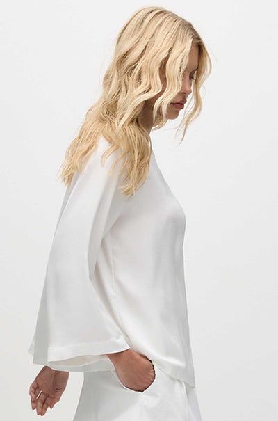 Mela Purdie - LS Slice Neck Plaza in Stretch Gloss