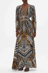 Camilla - Look Up Tesoro Button Dress w/ Shaped Waistband