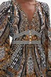 Camilla - Look Up Tesoro Button Dress w/ Shaped Waistband
