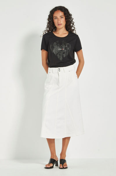 Verge - Gigi Skirt in White