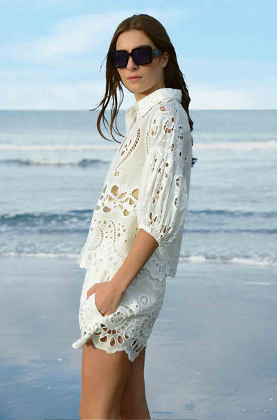 Trelise Cooper - Chantilly Be The Day Lace On My Knees Shorts