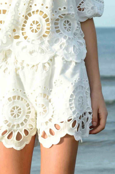 Trelise Cooper - Chantilly Be The Day Lace On My Knees Shorts