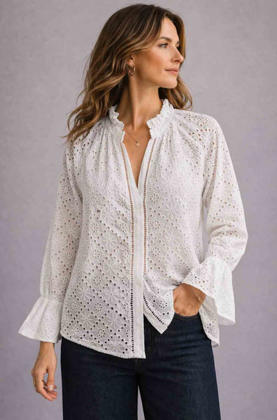 Azure and Indigo - Lacewood Blouse