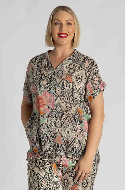 Johnny Was - Laiya Button Up in Azzie Flower