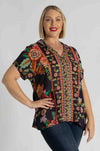Johnny Was - Laiya Button Up in Clarkwood Navy