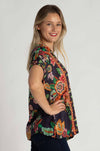 Johnny Was - Laiya Button Up in Clarkwood Navy