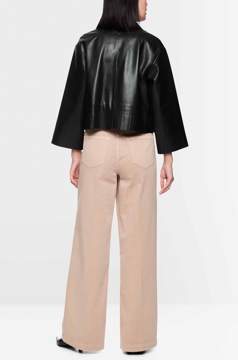 Marc Cain - Rethink Together Lamb Nappa Jacket in Black