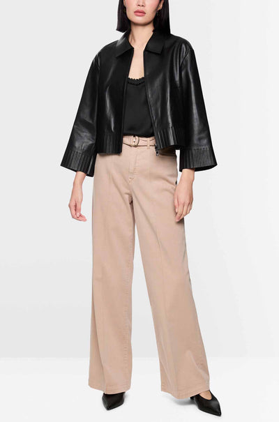 Marc Cain - Rethink Together Lamb Nappa Jacket in Black
