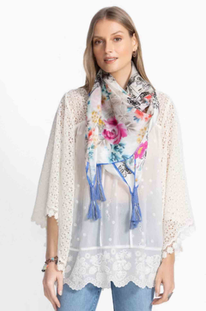 Johnny Was - Silk Scarf in Laville Scarf Print