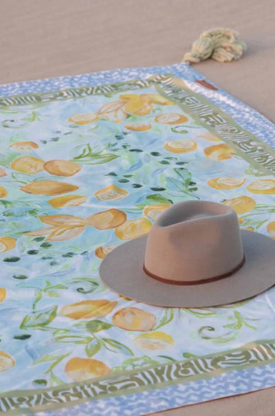 Wandering Folk - Le Lemon Picnic Rug