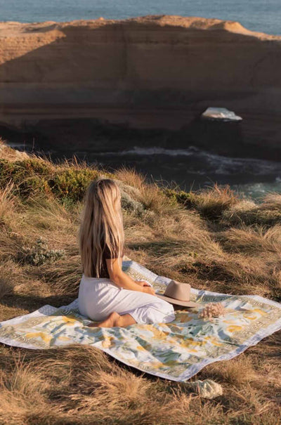 Wandering Folk - Le Lemon Picnic Rug