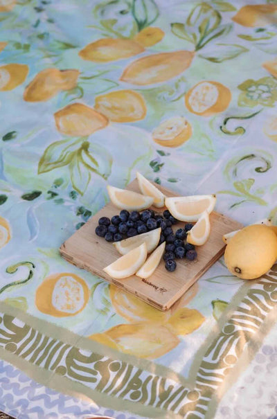 Wandering Folk - Le Lemon Picnic Rug