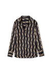 Rails - Ledger Shirt in Black Gold Link