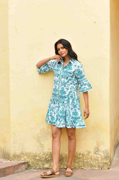 Azure and Indigo - Leilani Shirt Dress