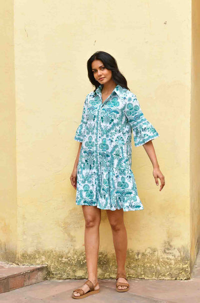 Azure and Indigo - Leilani Shirt Dress