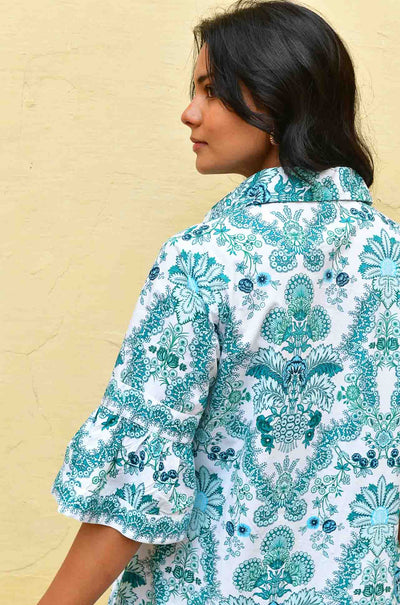 Azure and Indigo - Leilani Shirt Dress