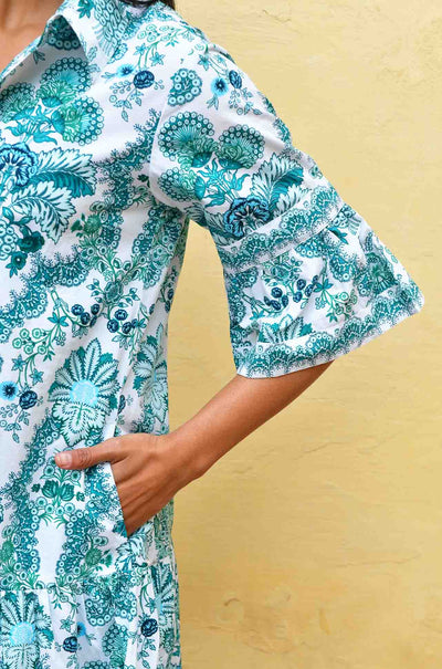 Azure and Indigo - Leilani Shirt Dress