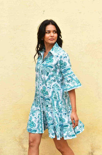 Azure and Indigo - Leilani Shirt Dress