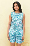 Azure and Indigo - Leilani Short Set